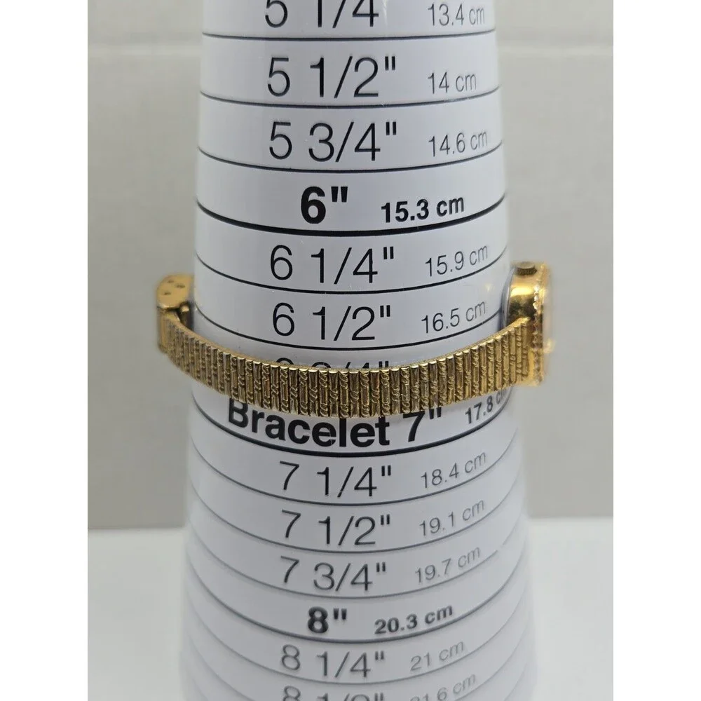 Vintage Helbros 25291 Womens Gold Tone Quartz Dress Watch Dainty New Battery
